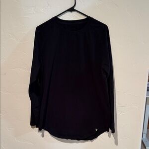 YoungLA Men's Midnight Black Long Sleeve Shirt